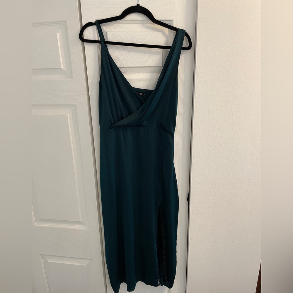 Zara Deep Green Midi Dress